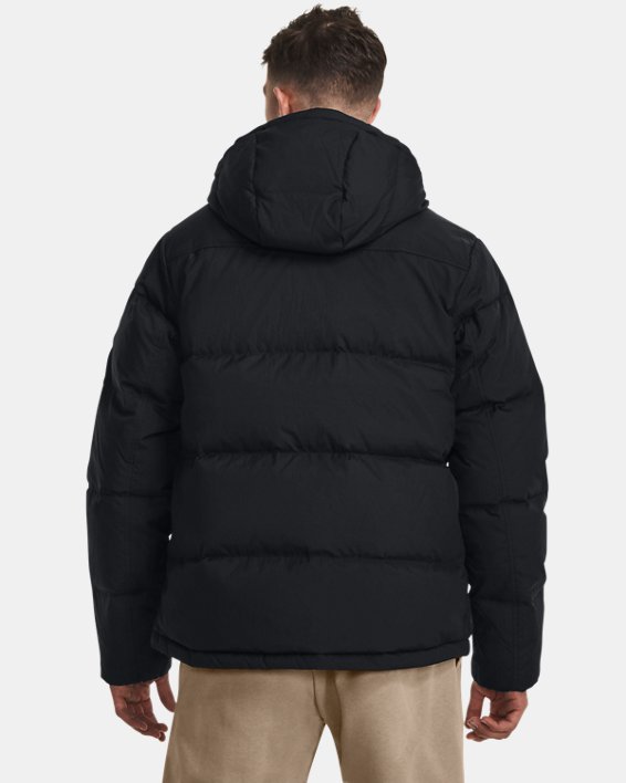 Men's ColdGear® Infrared Down Crinkle Jacket, Black, pdpMainDesktop image number 1